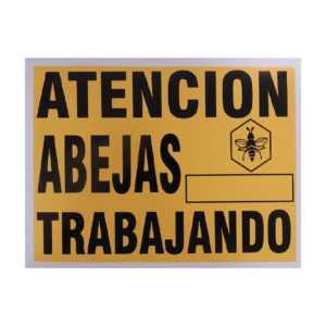 Cartel Abejas Trabajando de Metal