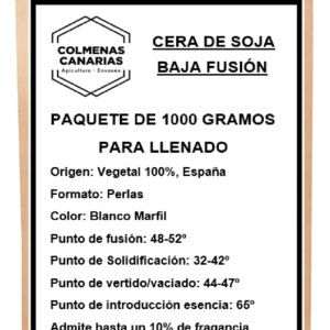 Cera de Soja Bajo Punto de Fusión