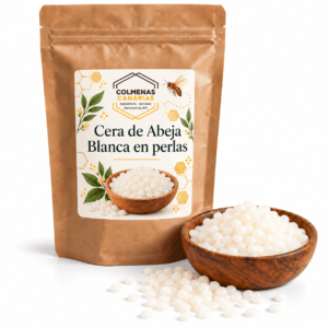 Cera de Abeja Natural Blanca en Perlas