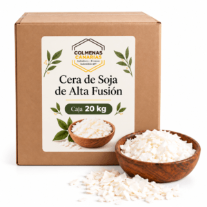 Caja de 20 Kg de Cera de Soja Alto Punto de Fusión