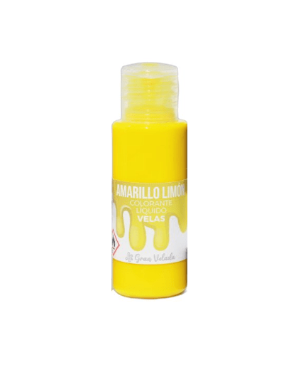 Colorante líquido velas amarillo