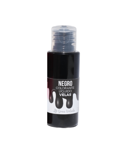 Colorante líquido velas negro