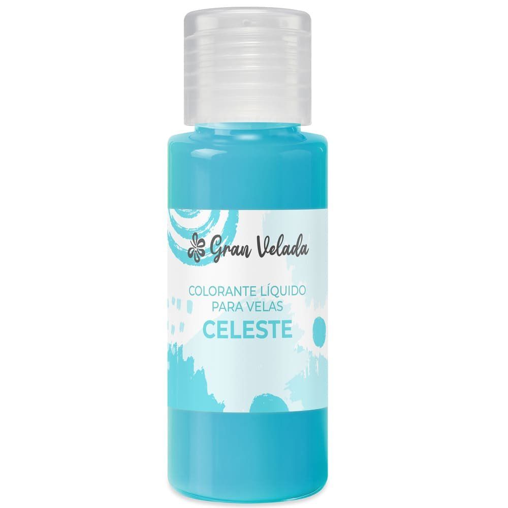 Colorante líquido para velas celeste