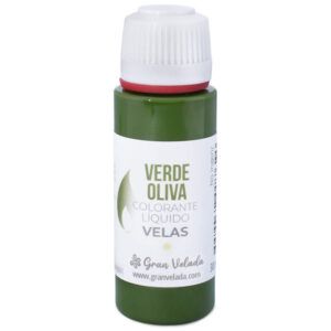 Colorante líquido para velas verde oliva