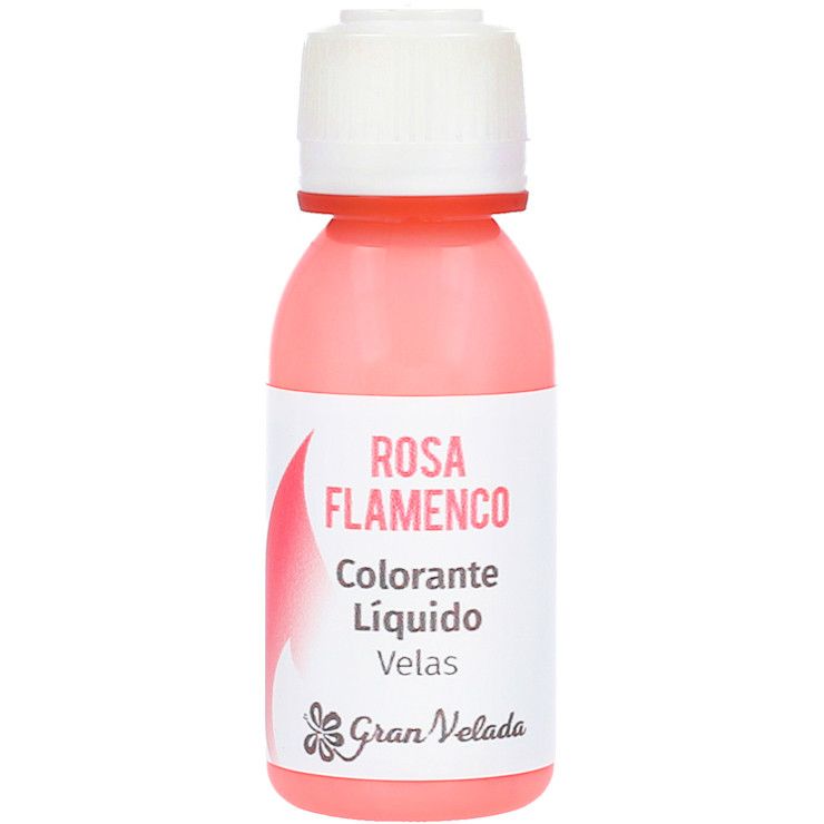 Colorante líquido para velas rosa flamenco