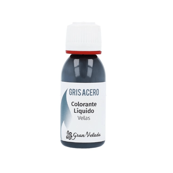 Colorante líquido para velas gris acero 30 ml