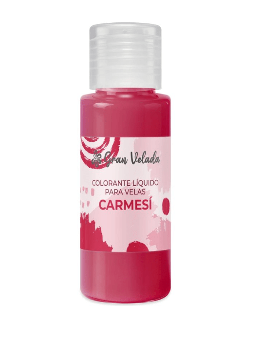 Colorante liquido velas carmesí 30 ml