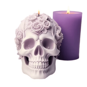 Molde silicona para Velas Calavera