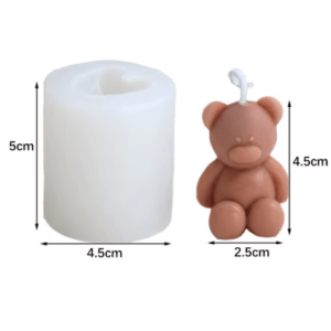 Molde silicona para Velas Osito