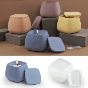 Molde de Silicona Fanal Cuadrado con Tapa