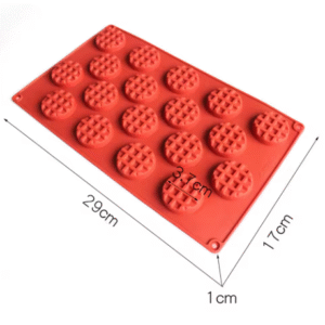 Molde de Silicona Gofres Pequeños