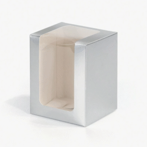 Caja para velas color Plata 10 unidades