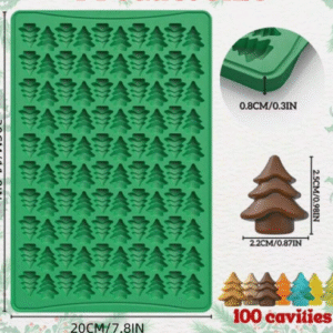 Molde de Silicona Mini Árboles de Navidad