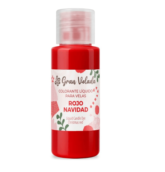 Colorante líquido para velas Rojo Navidad 30 ml