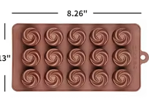 Molde de Silicona Espirales Bombón