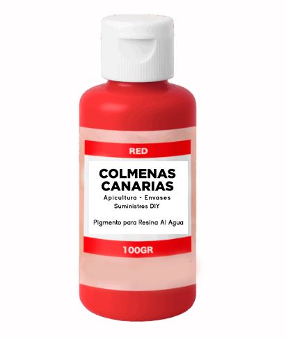 Pigmento Rojo para Resina Al Agua