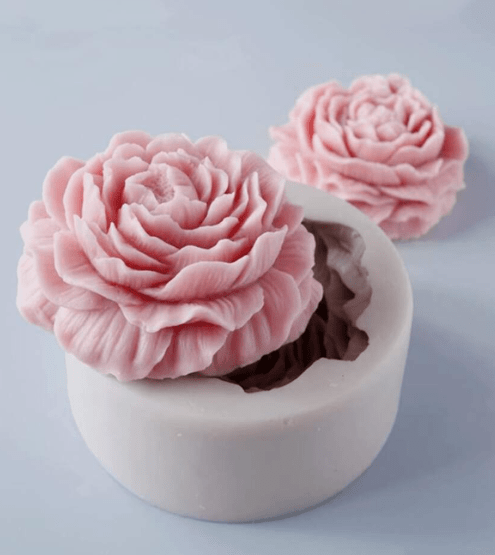 Molde de Silicona Flor de Peonia modelo 2