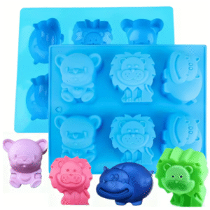 Molde de Silicona Mezcla de Animales