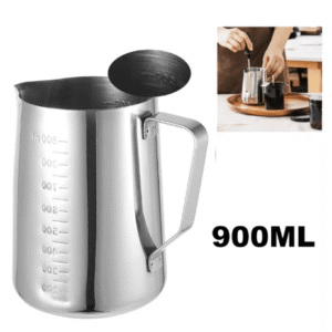 Vaso medidor 900 ml de acero inoxidable