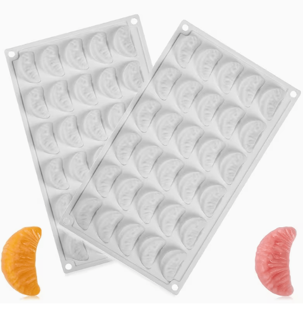 Molde de Silicona Gajos de Naranja XL
