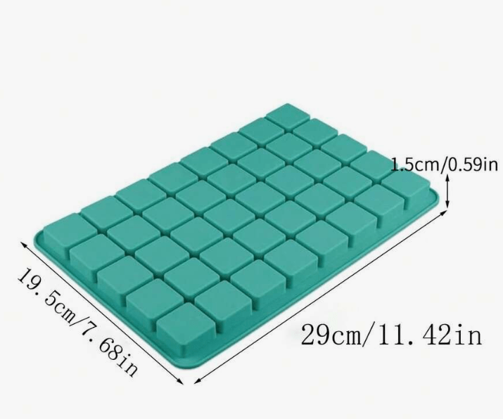 Molde de Silicona Cuadraditos