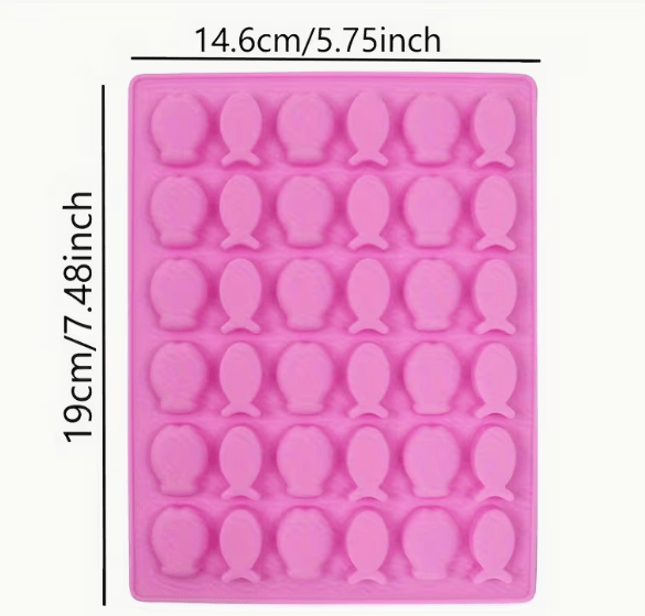 Molde de Silicona Peces