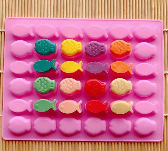 Molde de Silicona Peces