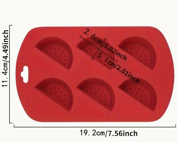 Molde de Silicona Sandía