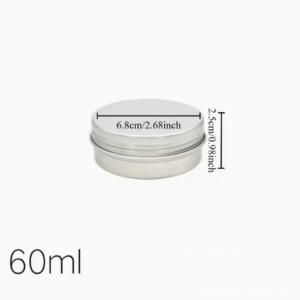 Lata de Aluminio con tapa 60 ml