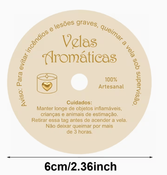 Etiquetas Tapa Velas 50 unidades - Imagen 3