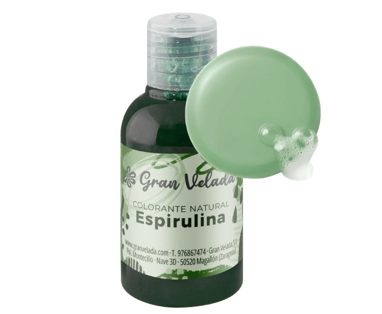 Colorante natural líquido Verde Espirulina