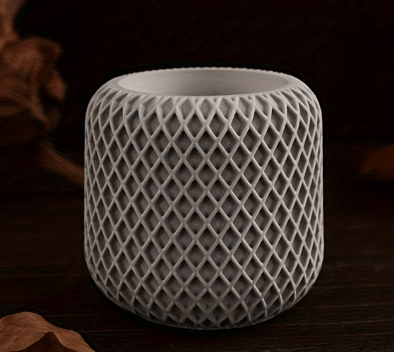 Molde de Silicona Fanal Vaso Moderno modelo 3