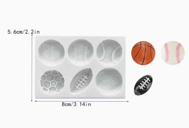 Molde de Silicona Balones