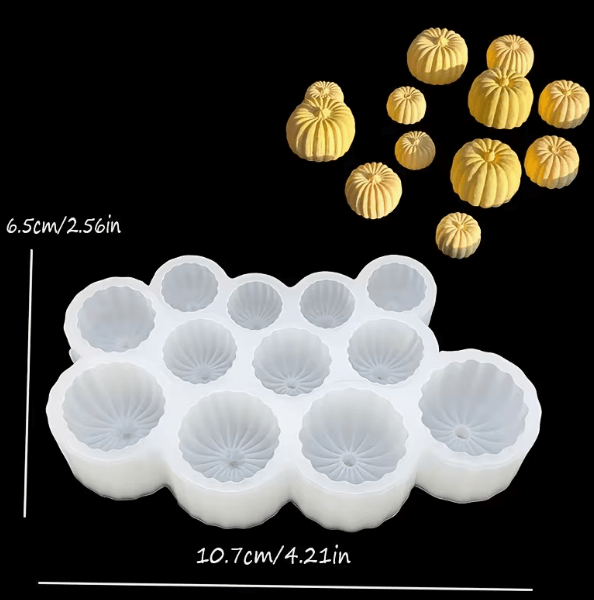 Molde de Silicona 12 Calabazas