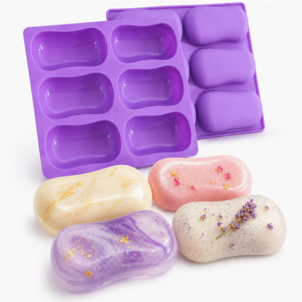 Molde de Silicona Jabones Pastillas modelo 2