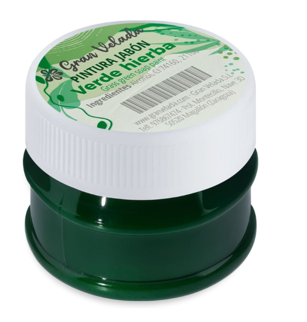 Pintura verde hierba para jabón 30 ml