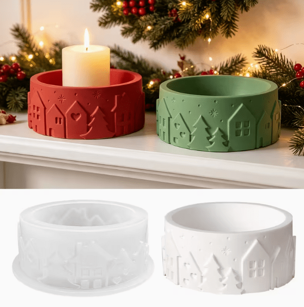 Molde de Silicona Fanal Base de Navidad