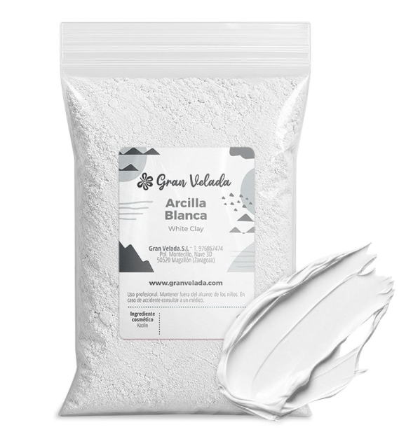 Arcilla blanca caolin