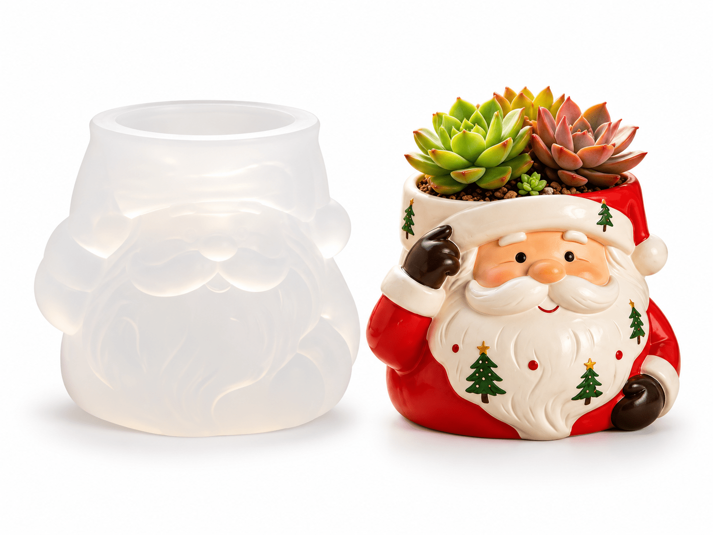 Fanal Jarrón Papa Noel