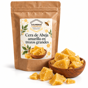 Cera de Abeja Troceada en Bolsa de 1 KG