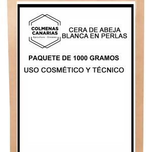 Cera de Abeja Natural 100% Blanca en Perlas