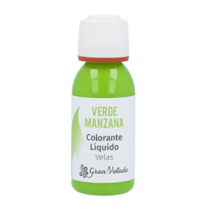 Colorante líquido para velas verde manzana