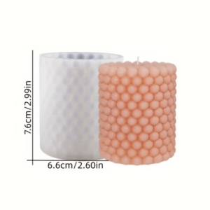 Molde silicona para Velas Burbujas Redondo