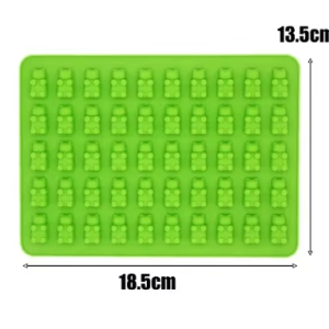 Molde silicona para Velas Ositos