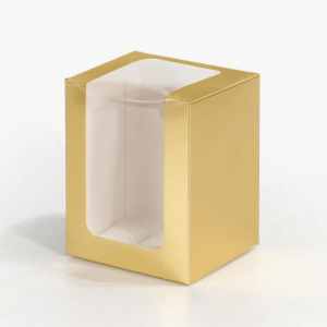 Caja para velas color Dorado 10 unidades