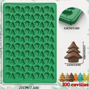 Molde de Silicona Mini Árboles de Navidad