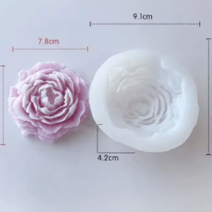 Molde de Silicona - Flor de Peonía
