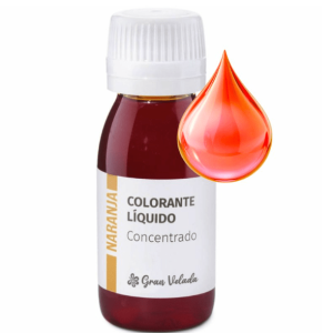 Colorante Concentrado Líquido Naranja 100 ml