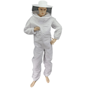 Mono blanco con careta para Apicultor Alérgico