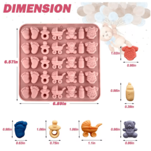 Molde de Silicona Mezcla Bebé